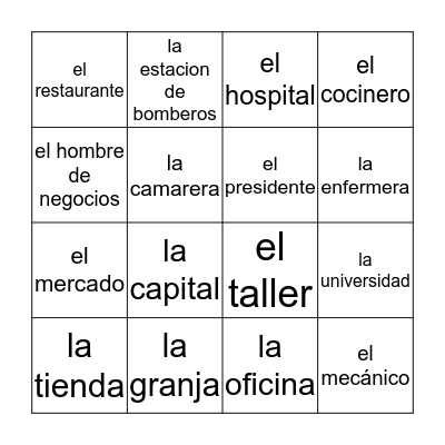 La Comunidad Bingo Card