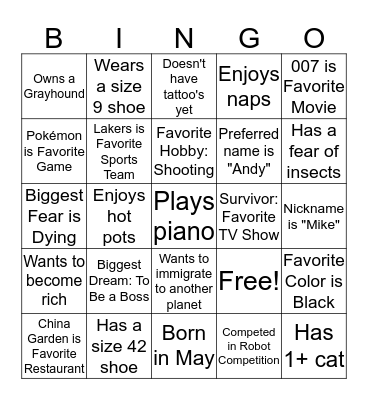 EDL290 O: Exploration of Leadership Bingo Card