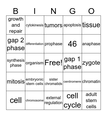 I'll Never Cell Concept 3 Bingo Card