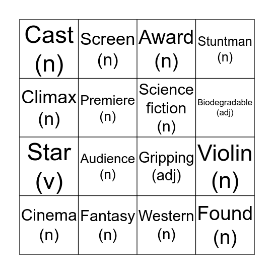 BINGO! Bingo Card