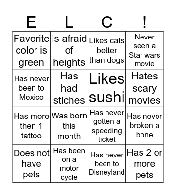 El Cajomies Bingo  Bingo Card