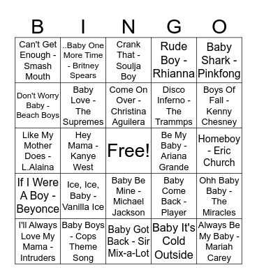 Baby Boy Lloyd Bingo! Bingo Card