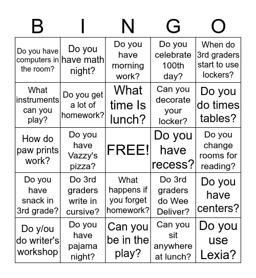 what-happens-in-3rd-grade-bingo-card