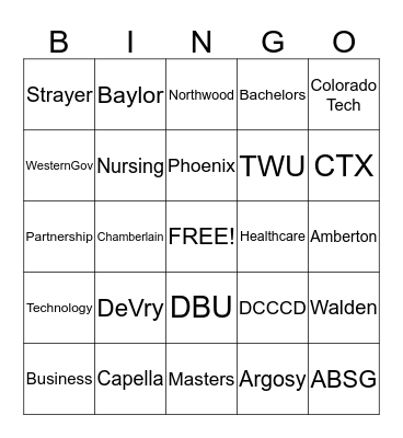 AmerisourceBergen Bingo Card
