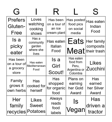 SOW WHAT BINGO! Bingo Card