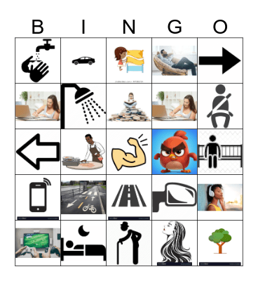 Daily routine Bingo Card