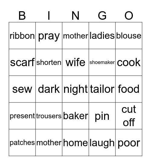 new patches for old Bingo Card