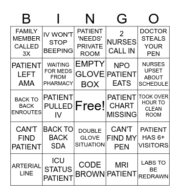 HAPPY NURSES WEEK! Bingo Card