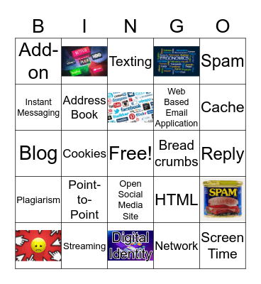 Living Online Bingo Card