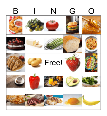 Food! Bingo Card