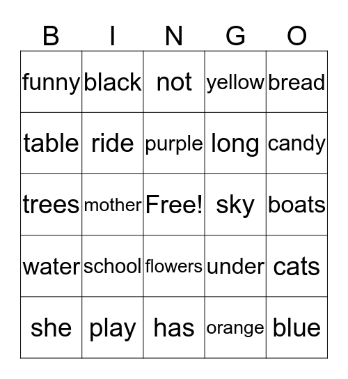 BINGO #2 Bingo Card