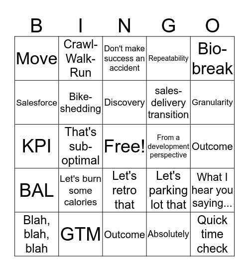 CodeScience LINGO BINGO Card