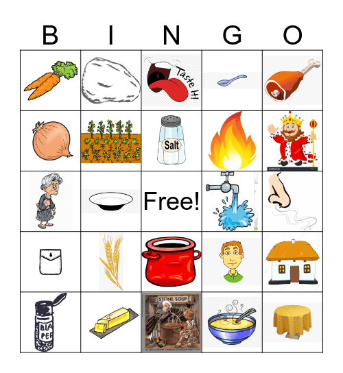 Stone Soup BINGO Card