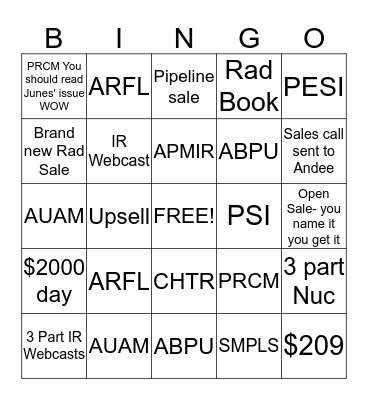 2014 MLP BINGO! Bingo Card