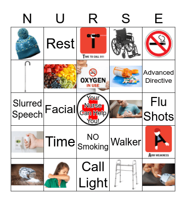 Health BINGO Card