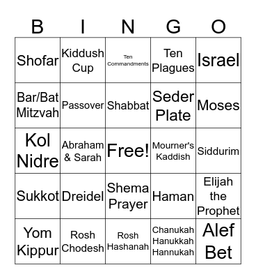 MCJC BINGO - LET'S HAVE FUN TOGETHER! Bingo Card