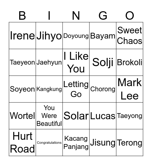 BuiBui Bingo Card