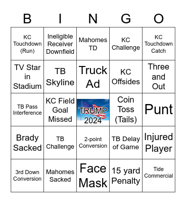 Roufs Super Bowl LIV Bingo Card