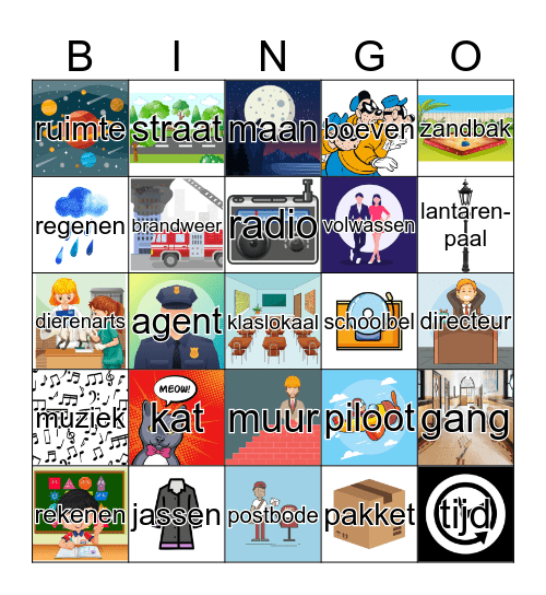 Als ik later groot ben... Bingo Card