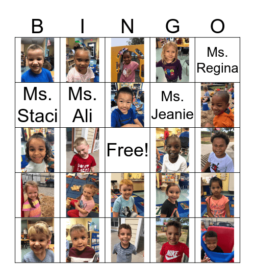 Friendship Bingo Card