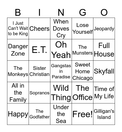 ROUND 2 Bingo Card