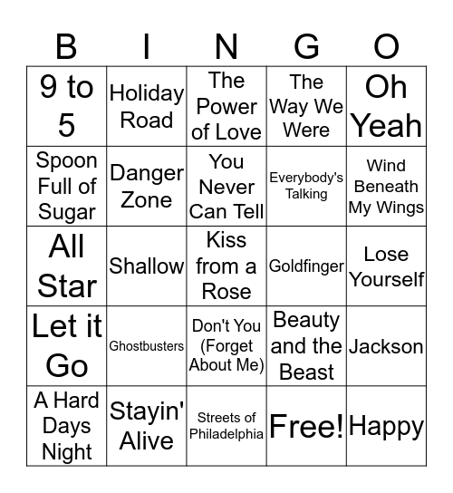 ROUND 2 Bingo Card