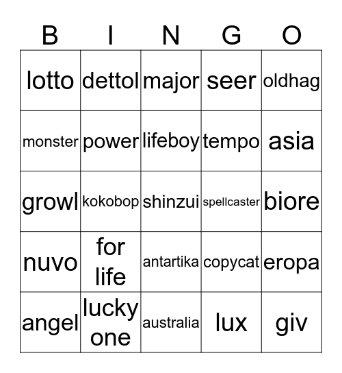 Bingo Barokah Bingo Card