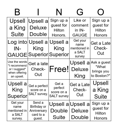 February FPG BINGO  Bingo Card