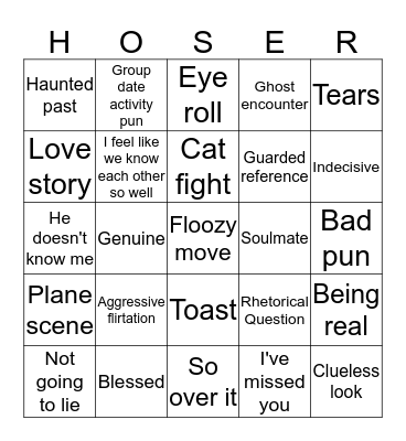 The most indecisive season ever Bingo Card
