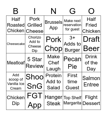 #HoneyBeeMoneyBee Bingo Card