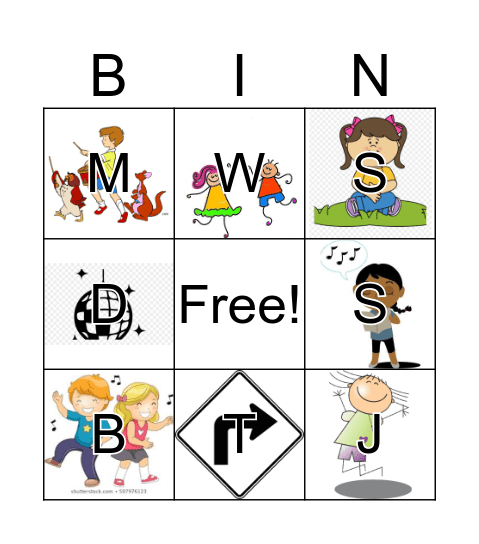 Beginning Sounds Bingo Card
