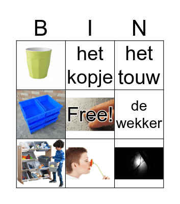 wonen Bingo Card