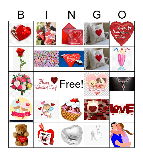 Valentine's Bingo Card