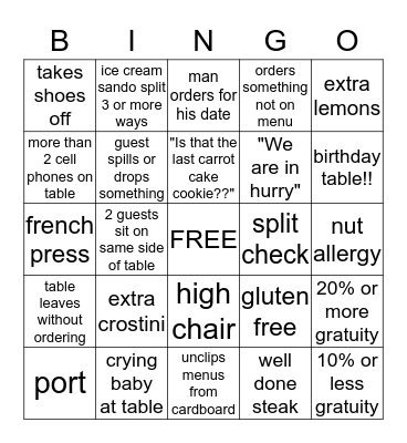 Magpie Bingo Delux Bingo Card