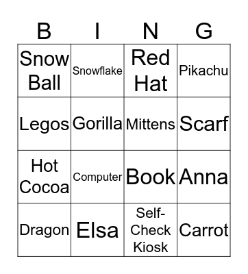 Winterfest Bingo from the Library! Look for these items around Winterfest—or at the Library!Complete four in a row to win a prize!  Just bring your bingo sheet to the library during our regular open hours any time in February to claim your prize. We’re Bingo Card