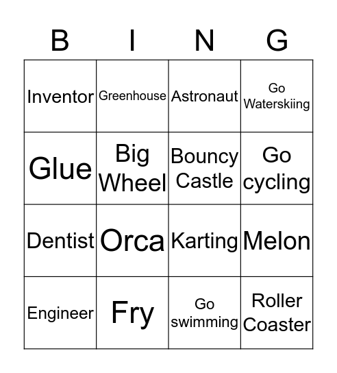 GRADE 5 Bingo Card