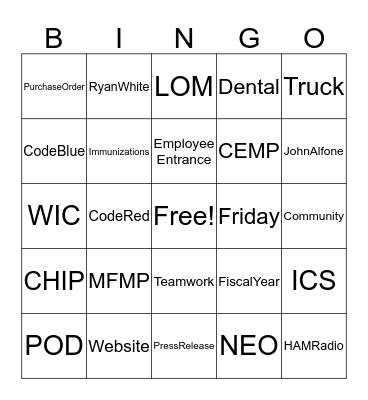 PHP Bingo!  Bingo Card