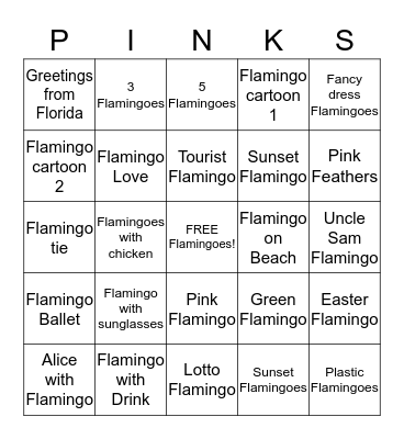FLAMBINGO Card