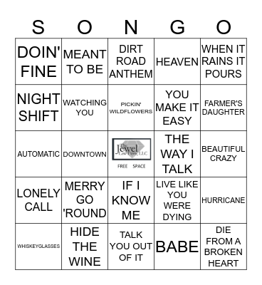CHILL COUNTRY Bingo Card