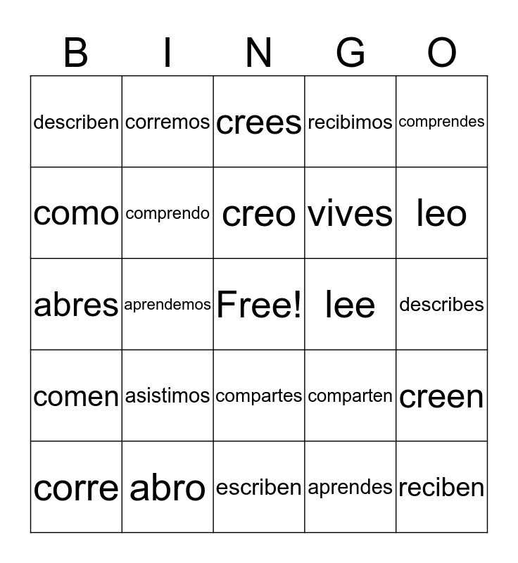 er-and-ir-verb-conjugation-bingo-card