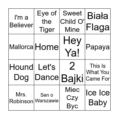 Bingo T1 Bingo Card