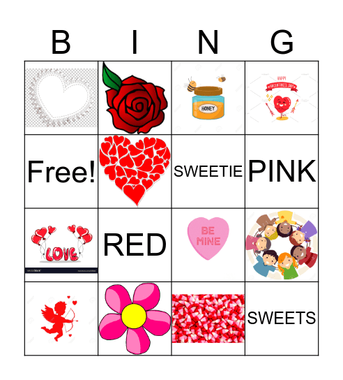 Valentine's Bingo Card