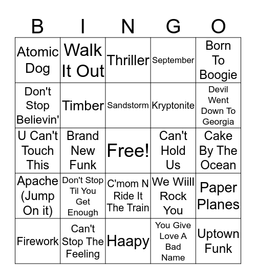 District Bingo Round 2 Bingo Card