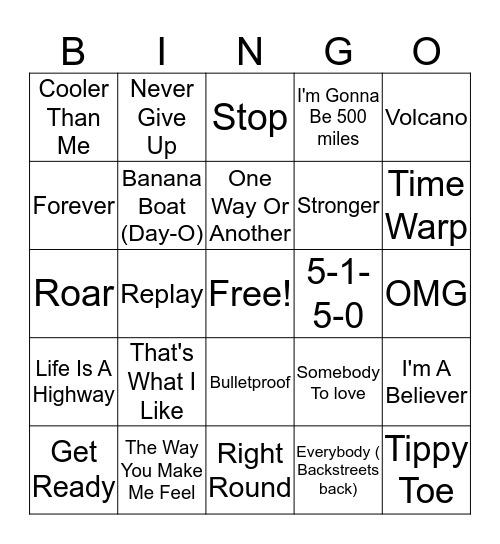 District bingo Round 4 Bingo Card