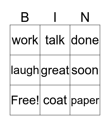 Tomas Rivera- Words to Know Bingo Card