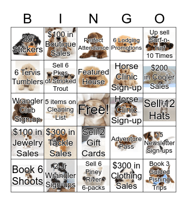 March Bingo Card