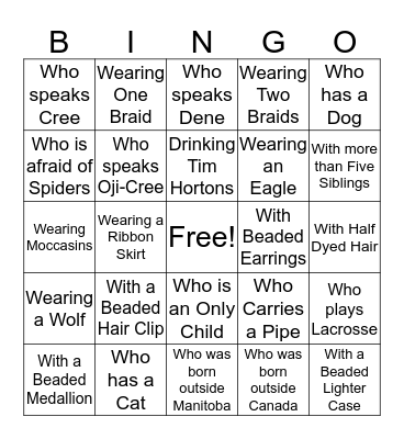 Find Someone.. Bingo Card