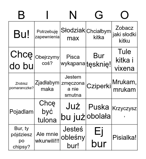 Bingo Guna Bingo Card