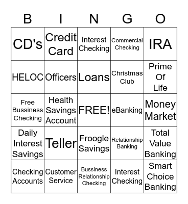 Trustmark Bingo Card