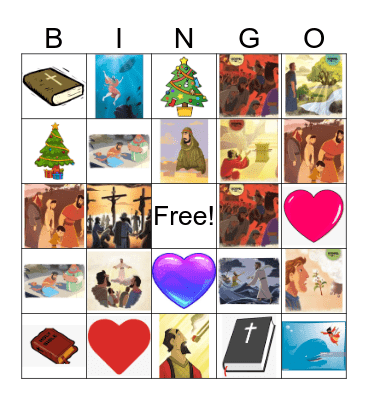 BIBLE STORY BINGO Card